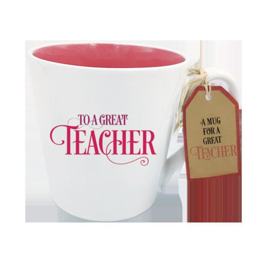 Picture of TO A GREAT TEACHER MUG RED